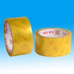 Yellow rubber adhesive Colored Packaging Tape UV Stabilized For Pallets for sale