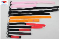 China Elasticated 4 Inch Wide hook and loop Straps Reusable Adjustable Buckle Strap supplier