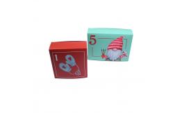 China Custom Box Designs Empty Gift Box Christmas Calendar Box  Personalized Packaging Boxes supplier