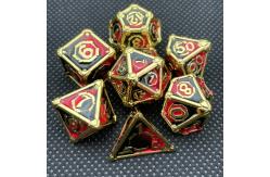 China Desktop Game Metal Multi Face RPG Dice Set Dnd Coc Multiple Colour supplier