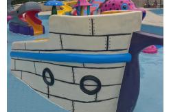 China TUV Children Playground Ship Water Slide For Backyard  Resort supplier