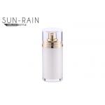 PP / ABS / PMMA Material airless cosmetic containers colorful lotion bottles SR-2288A for sale