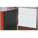 Magnet Backed Rubber Ceramic Lining For Mining Cement Silo Chute for sale