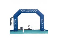 China Entrance Door Inflatable Finish Arch CE Certificate With LED Light supplier