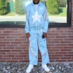 Custom Logo Zip Up Windbreaker Track Suit Matching Jacket And Sweatpants Antistatic for sale