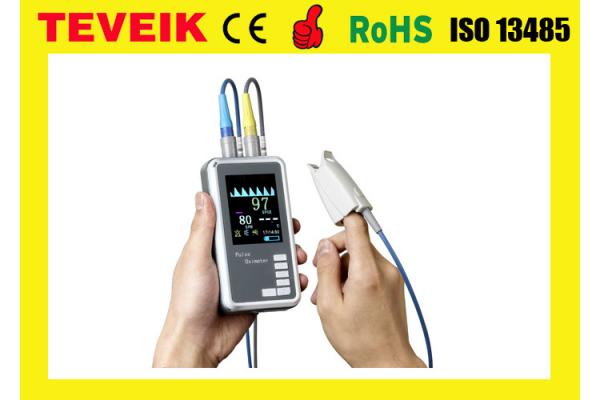 Medical Multi Parameter SPO2 / TEMP Hand Held Pulse Oximeter