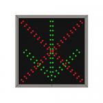 Custom Full Color Led Traffic Control Signs For One Lane Road Sign 700*600mm for sale
