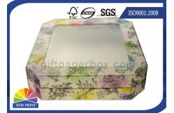 China Detachable Lid Custom Printing Rigid Gift Box With Clear PVC Window OEM / ODM supplier