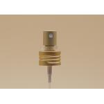 Screw Fine Mist Sprayer Pump , Matt Gold Mini Mist Sprayer With Clear Clip for sale