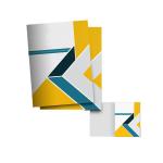 OEM Paperboard Color Brochure Printing Perfect Binding Saddle Stitching for sale
