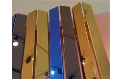 China TiN Gold coating on SS panel, sheets,  Cathodic Arc Titanium Coating Machine supplier
