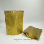 Gold Laminated Aluminum Plastic Pouches Packaging 25g / 50g / 100g For Tea for sale