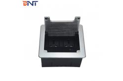 China Multifunctional power data grommet Brush Table Mount Embedded Desktop Brush Flip Up Socket supplier