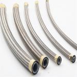 DN13 Stainless Steel Cover Smooth PTFE Hose for Oil / Coolant for sale
