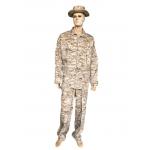 50 / 50 Nylon Cotton Fabric ACU Military Uniform Set For Saudi Army 200gsm for sale