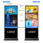 Movable LED Poster Screen Portable Floor Standing LED Display for Commercial Advertising and Events for sale