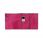 Safe smart electronic parcel delivery locker with safety locks bar code scan for postal service accept customization for sale
