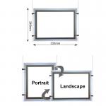 Factory Wholesale Led Lightbox Acrylic Slim Crystals Led Lightbox