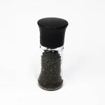 Round Glass Spice Black 2 In 1 148.9g 100ml Pepper Salt Mill