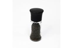 China Round Glass Spice Black 2 In 1 148.9g 100ml Pepper Salt Mill supplier