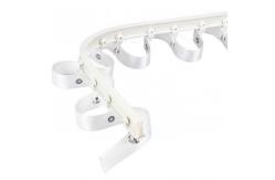 China Home Swish Sliding Double Curtain Rail Tracks For Bay Window supplier