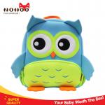 Lovely owl desgin waterproof kids toddler backpack for boys girls for sale