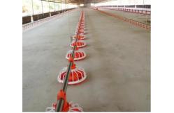 China ABS Chicken Feeder Pan Automatic Pan Feeding System Red Or Yellow supplier