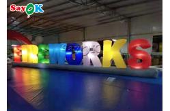 China Event 2m Inflatable Lighting Decoration Led Alphabet Letter supplier