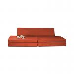 Versatile Micro Suede 6 Piece Foam Multifunctional Sofa Play Room Couches