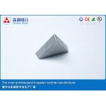 F Cemented Carbide Brazing Carbide Inserts WC  Cobalt  High Strength