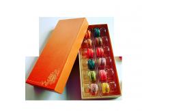 China Varnishing Archaize Style Macaron Packaging Boxes SGS Printed Paper Box supplier
