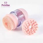 Multi Functional 6x12cm Silicone Brush Pet Bathing Tool for sale