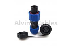 China SD13 Waterproof Plastic Electrical Connectors 5 - 25A Rated Current Solder Termination supplier