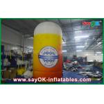 4m Custom Inflatable Products Inflatable Bottle / Cup U Shape Custom Printed Model Advertising for sale