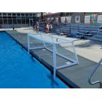 Pure White PVC Inflatable Water Sports , Pool Floating Water Polo Goals for sale