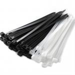 Self-locking 100pcs Nylon Cable Ties for UV Resistant Cable Tile PA66 Material Outlet for sale