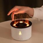 HOMEFISH Ultrasonic Aroma Humidifier Volcano Oil Diffuser 360ML USB Installation