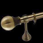 Heavy Duty Spherical Stainless Steel Curtain Rods for sale