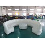 12ft Diameter Round Shape Inflatable Sofa For Meeting With White Color for sale