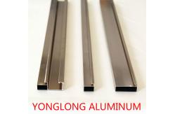 China Wooden - Grain Aluminium Kitchen Profile Shining And Decorative supplier