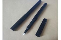 China Simple Style Felt Tip Eyeliner With Steel Ball , Black Pencil Eyeliner Plastic Material supplier