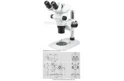 China 8X - 56X Medical Stereo Optical Microscope , CE Rohs A23.0907-B4 supplier