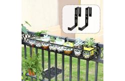 China Adjustable Thickness Mounting Rail Hanger for Plant Holders Window Flower Box Bracket supplier