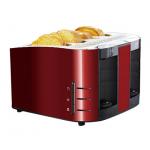 6 Time Setting Electric 4 Slice Toaster Anti Slip Feet Design for sale