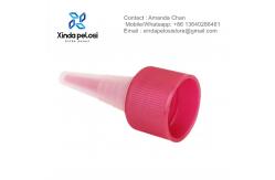 China Custom Long Nozzle Spout Cap Plastic Twist Cap Top Twisted Cap supplier