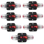 Switchable Automotive Circuit Breakers IP67 Manual Reset Switch 80A Circuit Breaker
