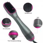 Quick Drying Multifunctional 45W Straightening Brush For Black Hair for sale