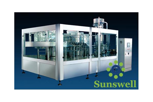 3-In-1 Tea Drink Bottle Filling Machine Automatic With Washing / Filling / Capping