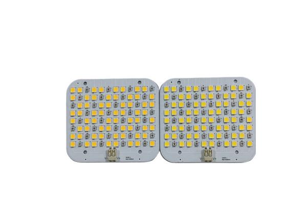 Yellow Silk Screen Aluminum LED PCB with HASL Lf Surface Finishes