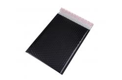 China Durable Black Metallic Bubble Mailers Biodegradable Waterproof For Shipping supplier